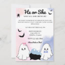 Search for halloween gender reveal invitations Pink