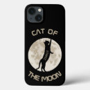 Search for cat silhouette iphone cases Moon