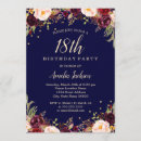 Search for red 18th birthday invitations Flowers