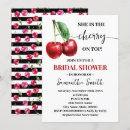 Search for cherry bridal shower invitations Cherries