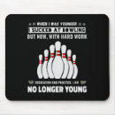 Search for bowling humour mousepads Bowlers