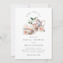 Search for tea time bridal shower invitations Elegant