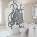 Search for squid shower curtains Tentacles