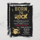 Search for a star is born baby shower invitations Heavy metal
