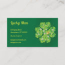 Search for lucky business cards Trendy