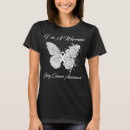 Search for lung cancer warrior tshirts Butterfly