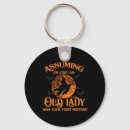 Search for old lady key rings Black cat