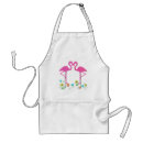Search for pink flamingos aprons Fun