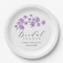 Search for lavender bridal shower plates Simple
