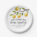 Search for lemon plates Lemon bridal shower