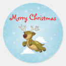 Search for cartoon deer stickers Festive