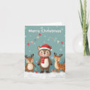 Search for cute animals christmas cards Bear