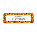 Search for orange daisy return address labels Daisies