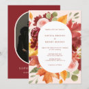Search for boho burgundy wedding invitations Watercolor flowers