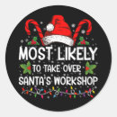 Search for santas workshop stickers Xmas