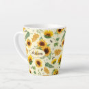 Search for yellow bee mugs Sunflowers