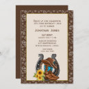 Search for horseshoe birthday invitations Western