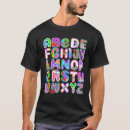Search for preschool tshirts Alphabet