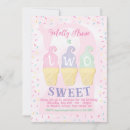 Search for sprinkles birthday invitations Ice cream birthday