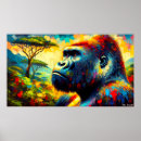 Search for mountain gorilla art Primates