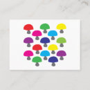 Search for mushroom business cards Nature