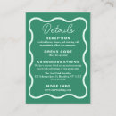 Search for retro wedding enclosure cards Wavy