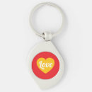 Search for love key rings Heart