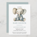 Search for elephant baby shower invitations Cute