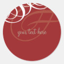 Search for dark maroon stickers Red