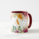 Search for orange floral mugs Feminine