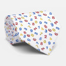 Search for numeric ties White