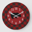 Search for black bear clocks Rustic
