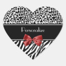 Search for red zebra stickers Girly