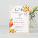 Search for cocktail shower invitations Love at first spritz