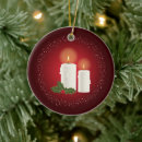 Search for candles christmas tree decorations Red