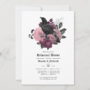 Search for gothic rehearsal dinner invitations Floral