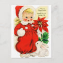 Search for antique bunny cards Little girl