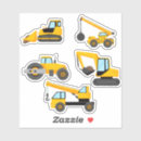 Search for construction crane stickers Excavator