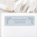 Search for winter wedding return address labels Modern elegant