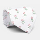 Search for red rose ties Botanical pattern