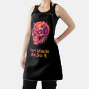 Search for mischief aprons Humour