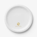 Search for monogram paper plates Minimalist