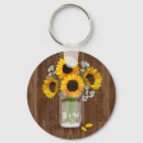 Search for sunflower wedding key rings Country