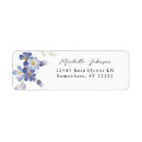 Search for purple flowers return address labels Modern