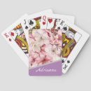 Search for cherry blossom playing cards Elegant