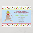 Search for sock monkey birthday invitations Boy
