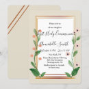 Search for vintage first communion invitations Rustic