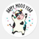 Search for happy cow stickers Happy new year