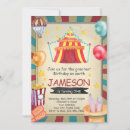 Search for vintage circus party invitations Festival