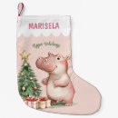Search for hippo christmas stockings Illustration